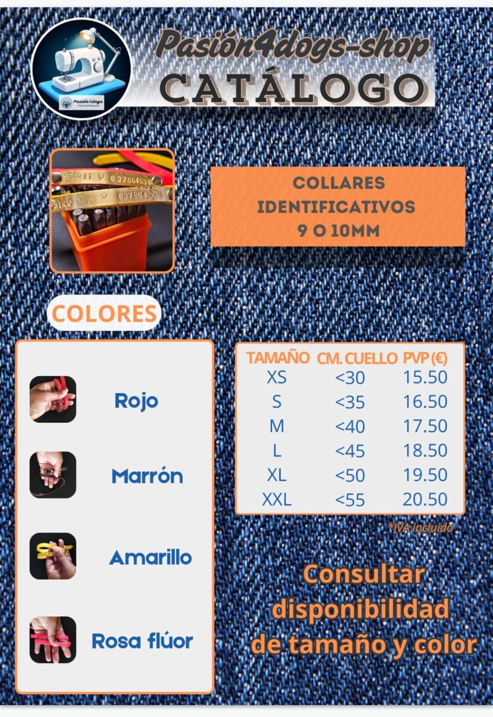 Collar identificativo personalizado - 10